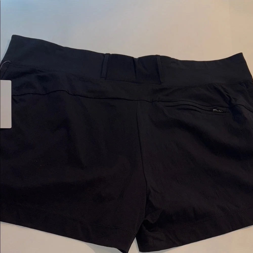 Athleta Trekkie North Short Black Shorts Womens Plus 24 NWT